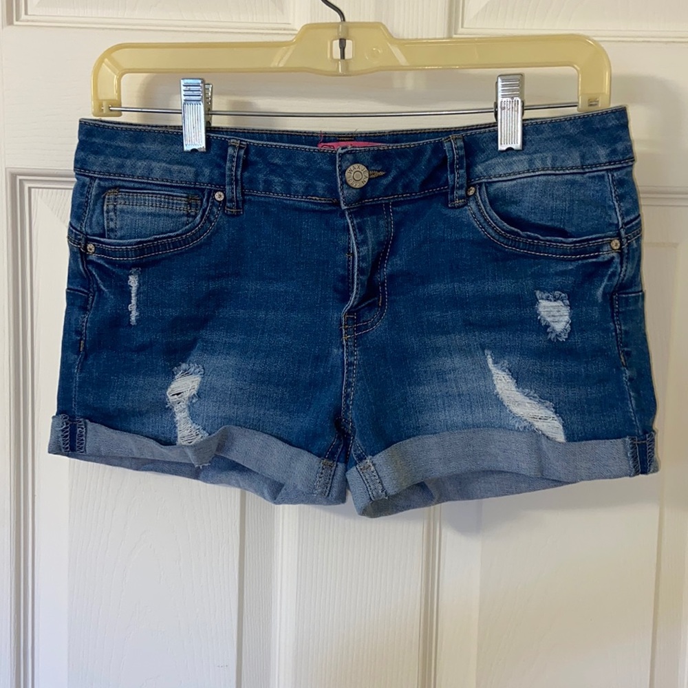Wax Jean Shorts